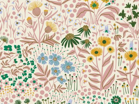 Wildflower Field in Daylight Organic Online Hot Sale