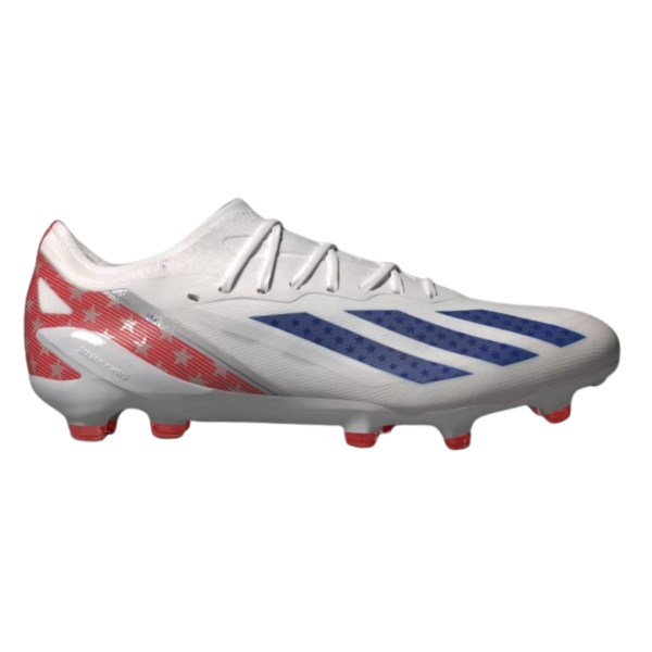 Adidas - Men s X Crazyfast.1 FG  USA  - Cloud White   Power Blue   Red Cheap