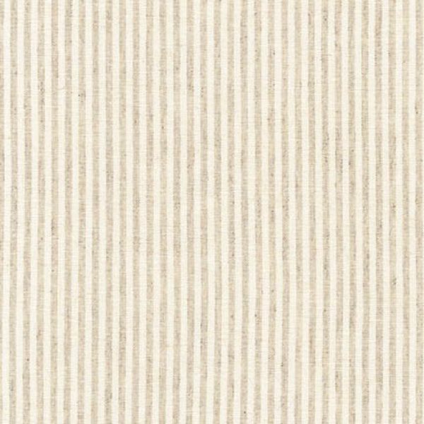 Essex Yarn Dyed Classic 1 8  Stripe (cotton   linen) in Natural For Discount