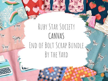 Ruby Star Society - Canvas End of Bolt Scrap Bundle (By the Yard) For Sale