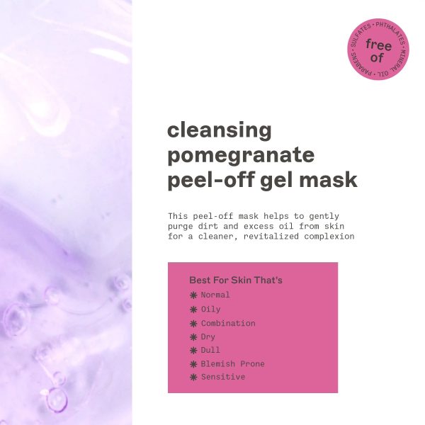 Revitalizing Pomegranate Peel-Off Gel Mask Online now