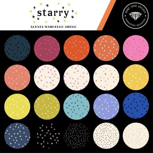 Ruby Star Society - Starry Collection - 42 piece 5  x 5  Square Charm Pack Online Hot Sale