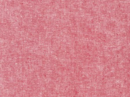 Essex Yarn Dyed (cotton   linen) in Red For Sale