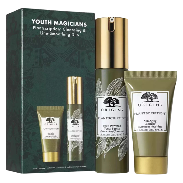 Origins - Youth Magicians Plantscription Cleansing & Line-Smoothing Duo - 1 FL Oz   30 ml Hot on Sale