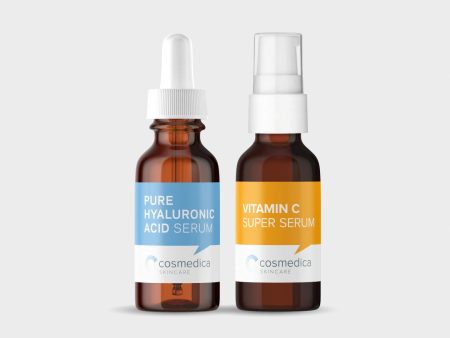 Hyaluronic + Vitamin C Serum Set Discount