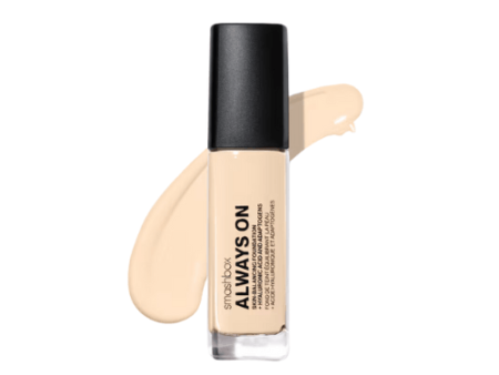 Smashbox Always On Skin-Balancing Foundation + Hyaluronic Acid And Adaptogens 1 fl oz   30 ml For Discount