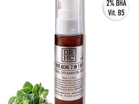 DR.HC Bye Bye Acne 2 In 1 Serum (40ml, 1.4 fl.oz.) (Anti-acne, Exfoliating, Oil-balancing, Anti-inflammatory...) Fashion