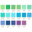 Kona Cotton New Bright Palette 42 piece 5  x 5  Square Charm Pack Online Hot Sale