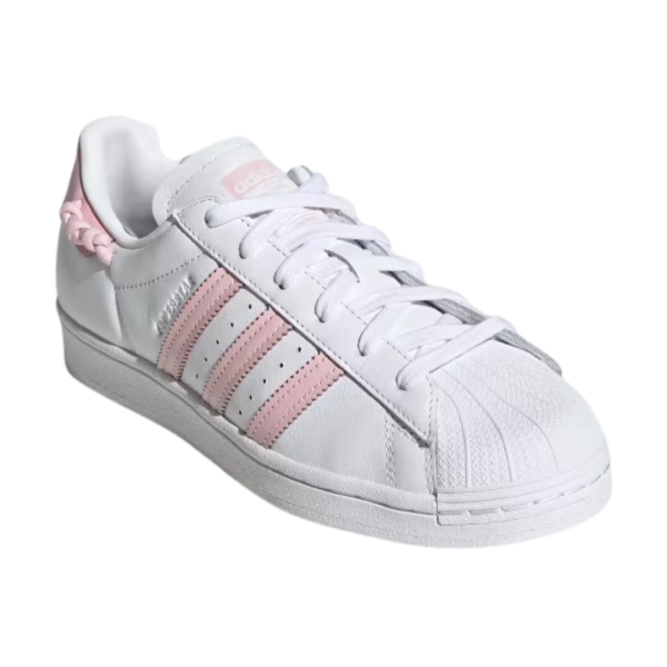 Adidas - Women s Superstar  Knotted Rope - White Clear Pink  - Cloud White   Clear Pink   Cloud White Fashion