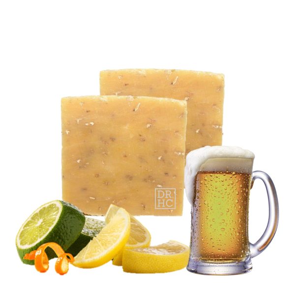 DR.HC All-Natural Skincare Face Soap - Citrus Beer (110g, 3.8oz.) (Anti-aging, Skin brightening, Anti-blemish, Exfoliating...) Discount