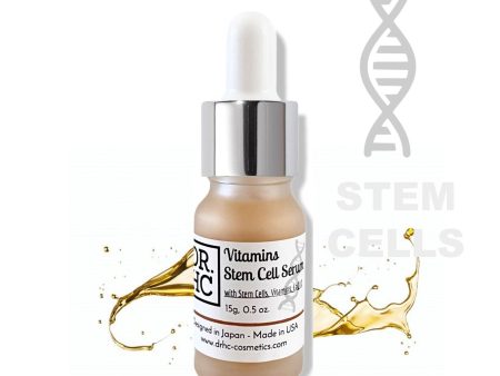 DR.HC Vitamins Stem Cell Serum (15g, 0.5oz.) (with Plant Stem Cells, Multi-Vitamins & CoQ10) (Skin recovery, Firming, Plumping, Age-reversing, Toning...) Sale