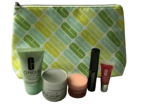 Clinique 5 Piece Gift Set with Green Bag Online Sale