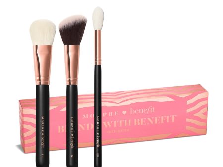 BLENDS WITH BENEFIT FACE BRUSH TRIO For Cheap