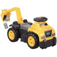 CAT 3-in-1 Ride-On Excavator Large Steering Wheel on Front by Mega Bloks on Sale