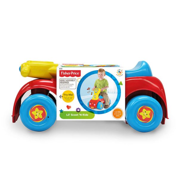 Fisher-Price Lil Scoot N Ride Little People Ride-On With Extra Wide Wheels Online