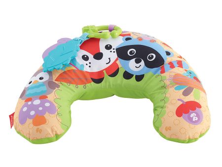 Fisher-Price Calm Vibration Tummy Wedge Plush Pillow Woodland Animals Supply