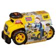 CAT 3-in-1 Ride-On Excavator Large Steering Wheel on Front by Mega Bloks on Sale