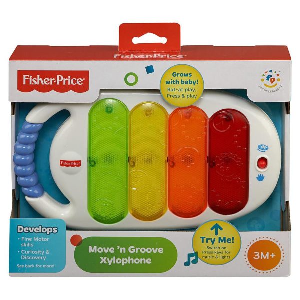 Fisher-Price Infant s Move  N Groove Xylophone - Press and Play For Cheap